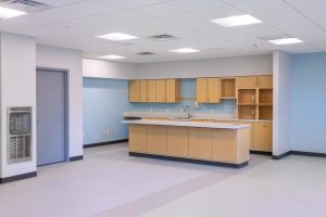 Finished kitchen at Coastal Womens Heath